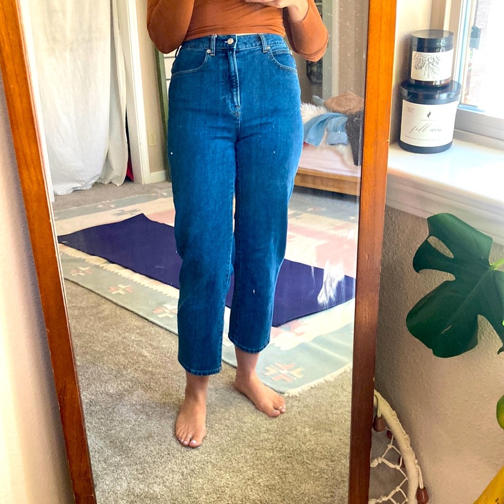 Everlane way high straight leg jeans